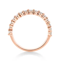 Evermore Wedding Band with 0.34 Carat TW of Diamonds in 10kt Rose Gold