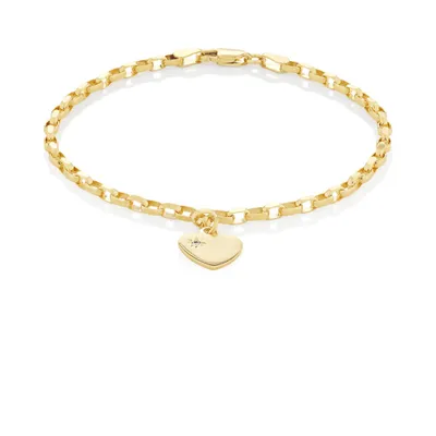 19cm (7.5) 2.5mm-3mm Width Bead Bracelet in 10kt Yellow Gold