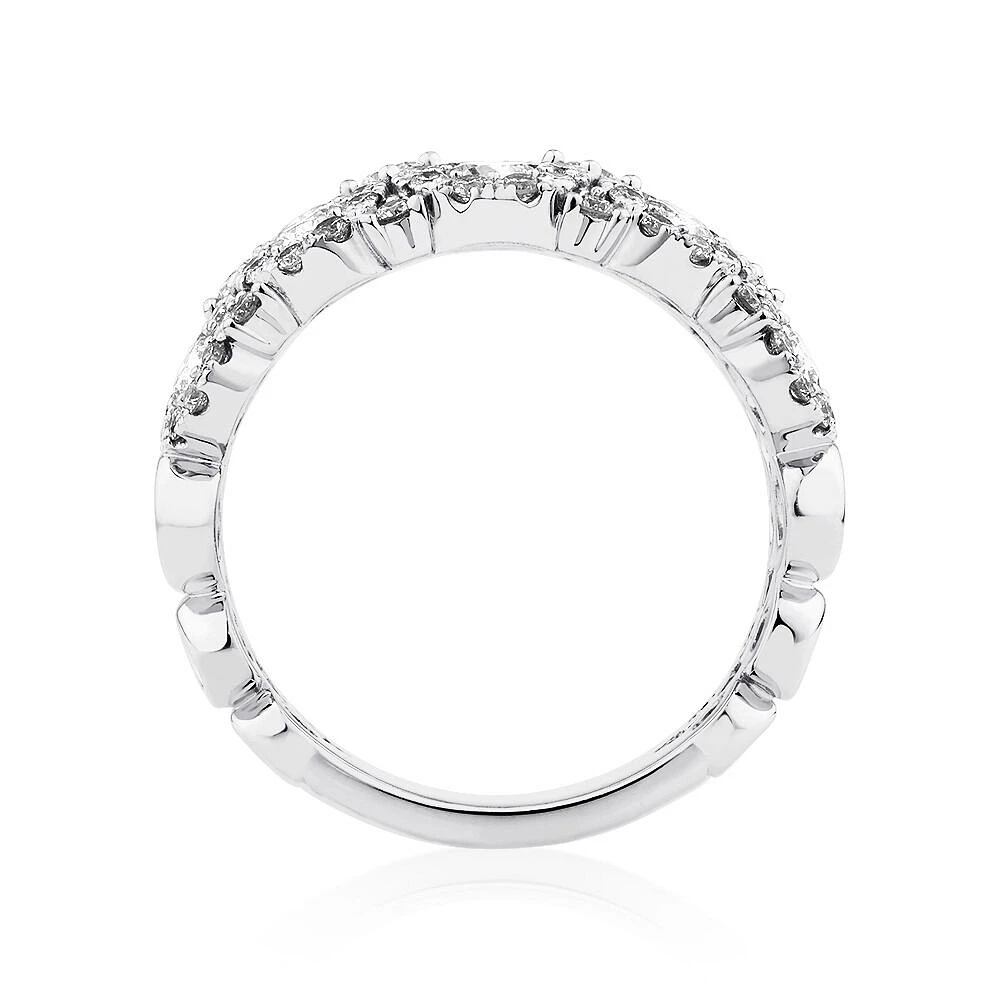 2 Row Bubble Ring with 2.00 Carat TW Diamonds in 14kt Gold