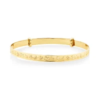 Expandable Baby Bangle in 10kt Yellow Gold