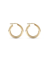 15mm Hoop Earrings in 10kt Yellow Gold