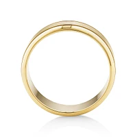 Men's Wedding Band in 10kt Yellow Gold