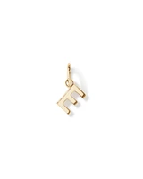 Letter Q Initial Pendant in 10kt Yellow Gold