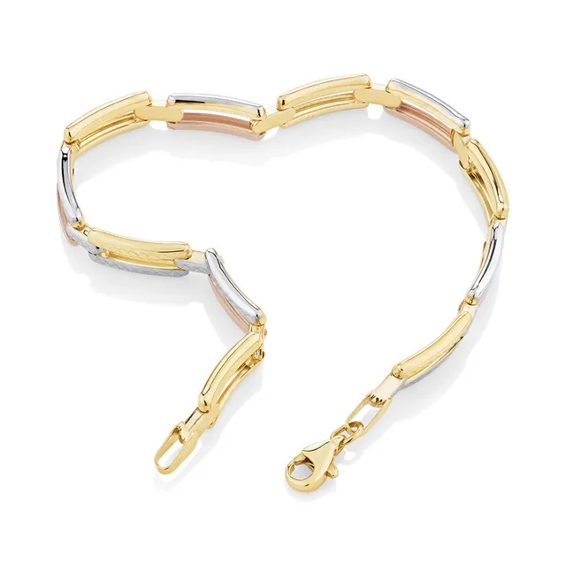 19cm (7.5) 2.5mm-3mm Width Bead Bracelet in 10kt Yellow Gold