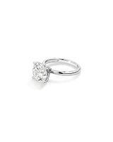 Carat TW Round Brilliant Laboratory-Grown Diamond Solitaire Engagement Ring in Platinum