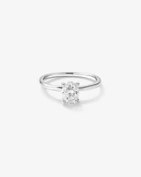 Solitaire Engagement Ring with 1 Carat TW of Diamond in 14kt White Gold