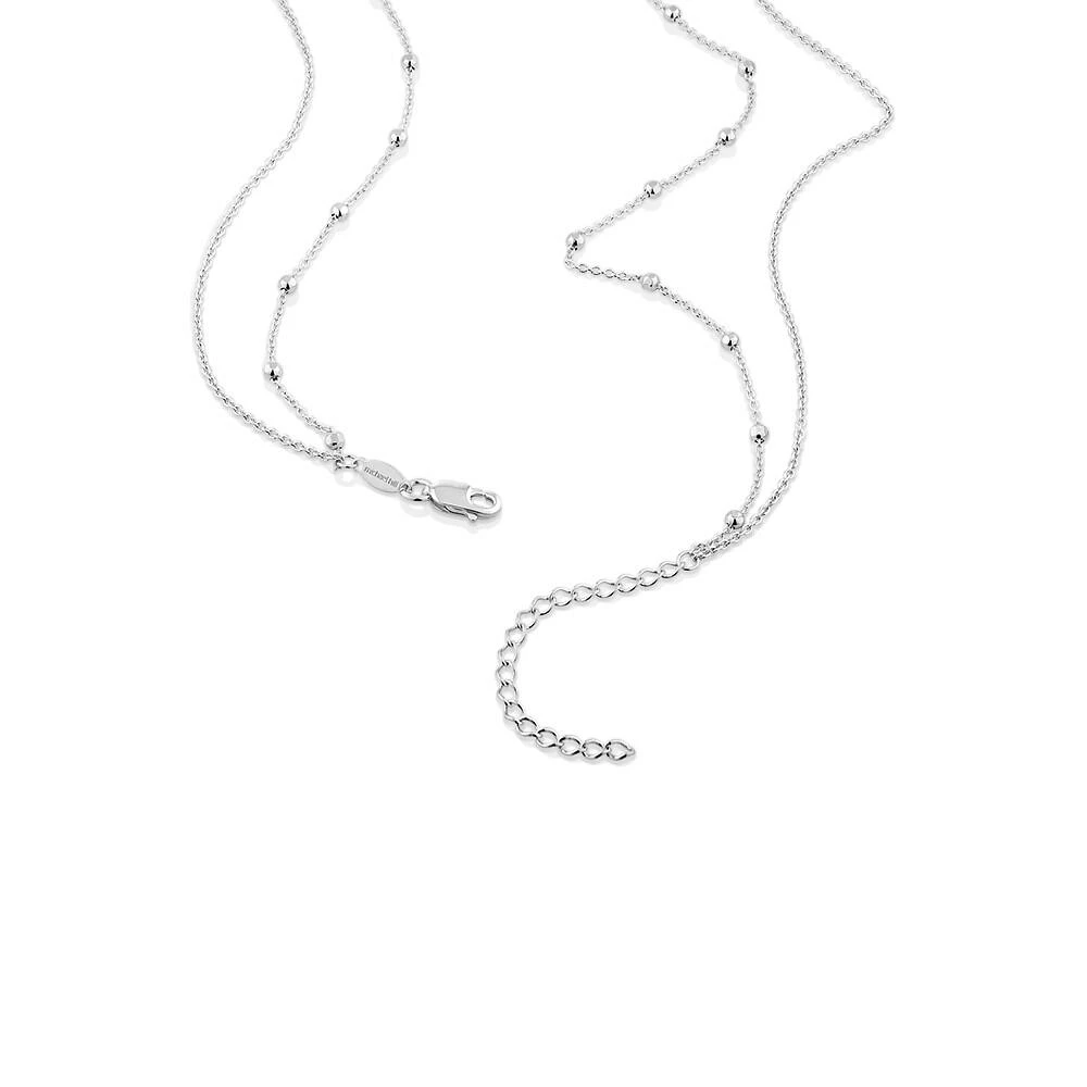 45cm Multi-Layer Bead Chain in Sterling Silver