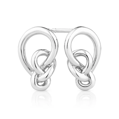 Knots Earrings in Sterling Silver