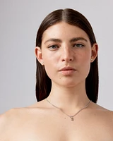Letter Z Initial Pendant in Sterling Silver