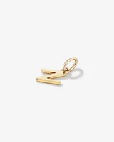Letter Q Initial Pendant in 10kt Yellow Gold