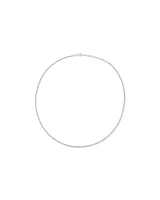 50cm (20") 1.82mm Width Round Box Chain Necklace in Sterling Silver