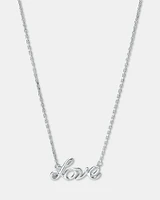 Love Necklace in Sterling Silver