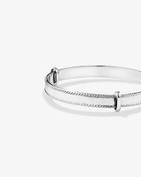 42mm Expandable Baby Bangle in Sterling Silver