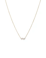 0.50 Carat TW Fancy Cut Laboratory-Grown Diamond Necklace in 10kt Yellow Gold