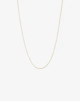 50cm (20") 0.66mm Width Box Chain in 10kt Yellow Gold