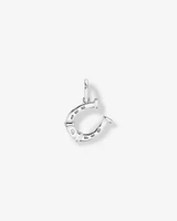 Diamond Accent Horseshoe Pendant in Sterling Silver