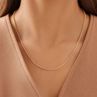 50cm (20") Hollow Belcher Chain in 10kt Rose Gold