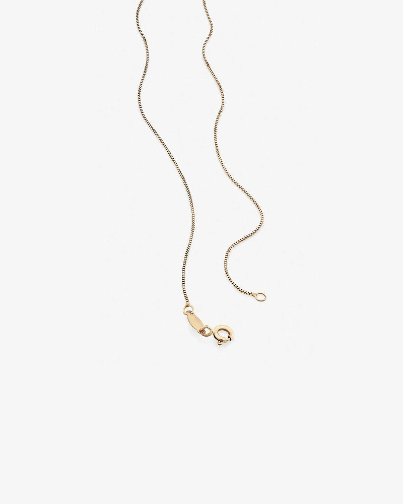 50cm Box Chain in 18kt Yellow Gold