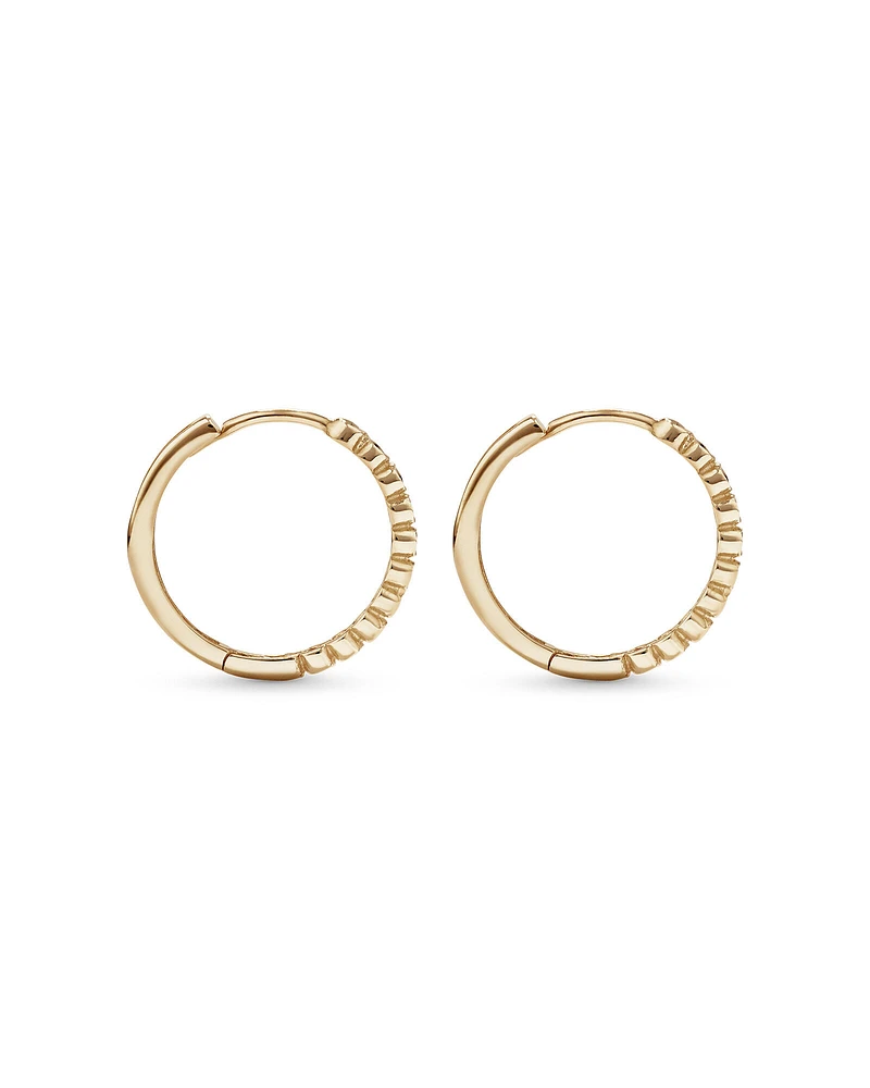 Huggie Earrings in 10kt Yellow Gold