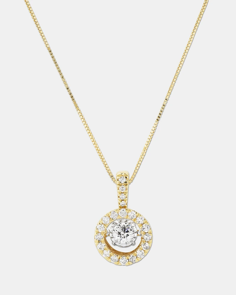 Everlight Pendant with 0.50 Carat TW of Diamonds in 14kt White Gold