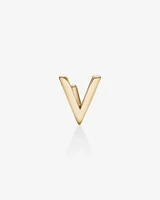 G Initial Single Stud Earring in 10kt Yellow Gold