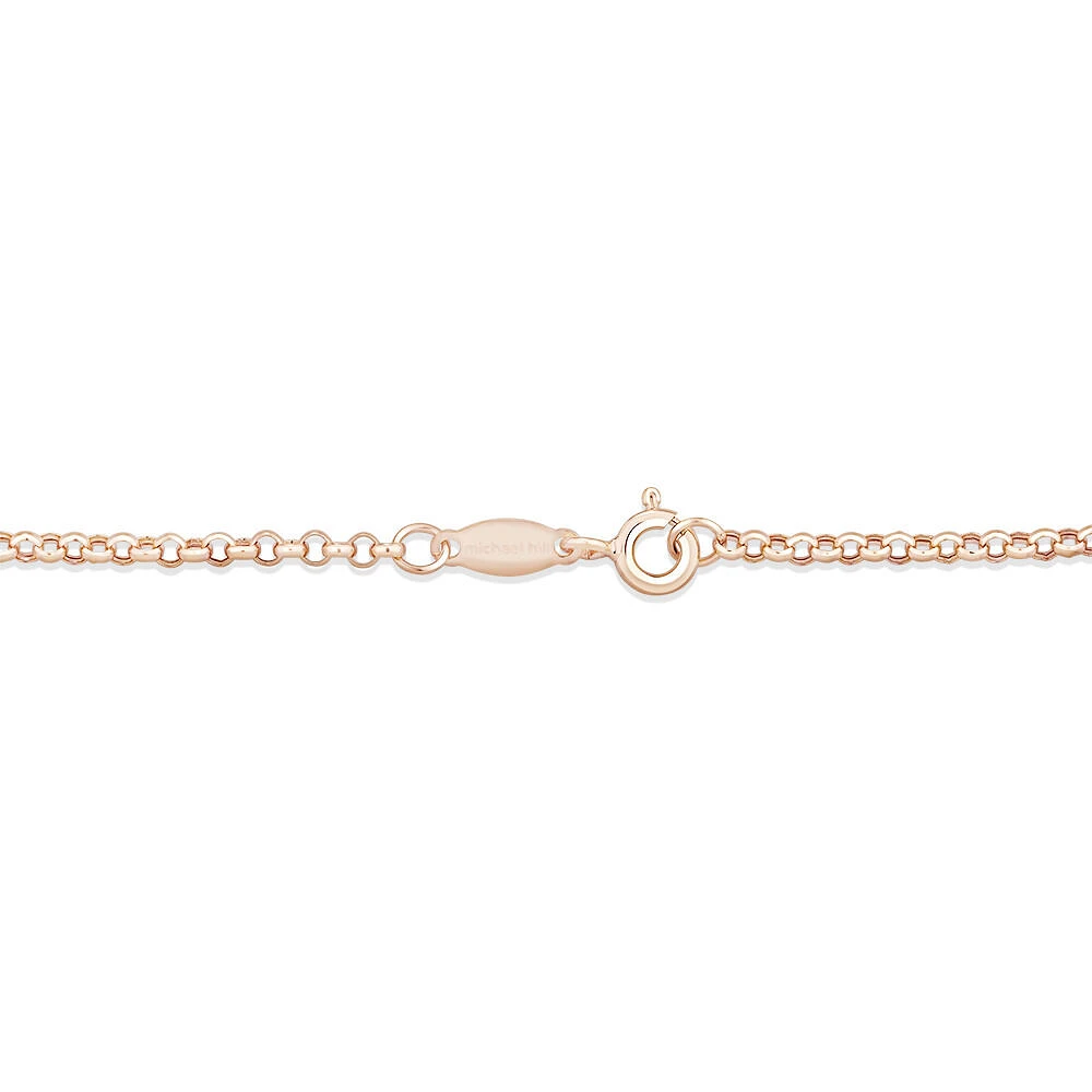 17cm (7") 2mm-2.5mm Width Hollow Belcher Bracelet in 10kt Yellow Gold