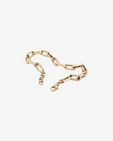 21cm (8.5") Hollow Oval Paperclip Bracelet in 10kt Yellow Gold