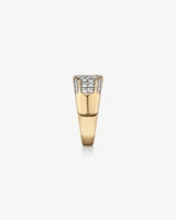 Men's Ring with 1 Carat TW of Diamonds in 10kt White & Yellow Gold