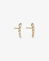 Ear Climbers with 0.25 Carat TW of Diamonds in 10kt Yellow Gold