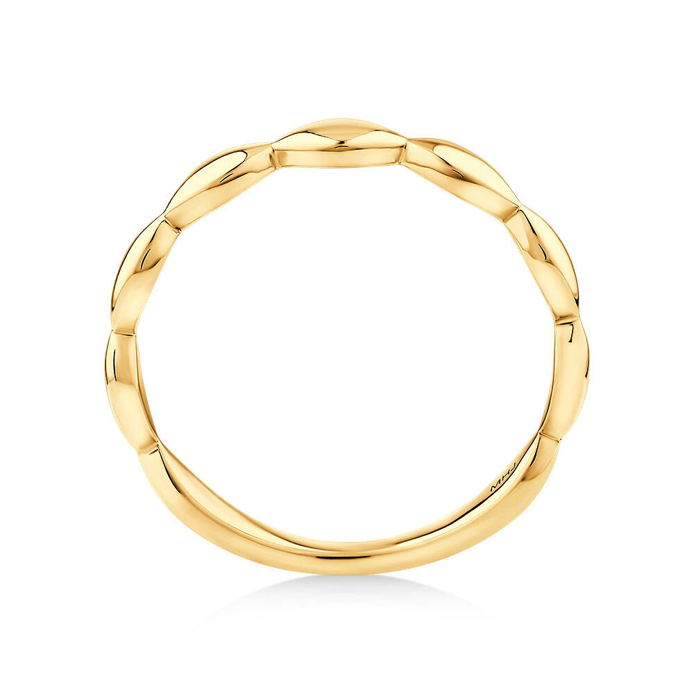 Marquise Stacker Ring in 10kt Yellow Gold