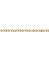 21cm (8.5") Cuban Link Bracelet with 1.00 Carat TW of Diamonds in 10kt Yellow Gold