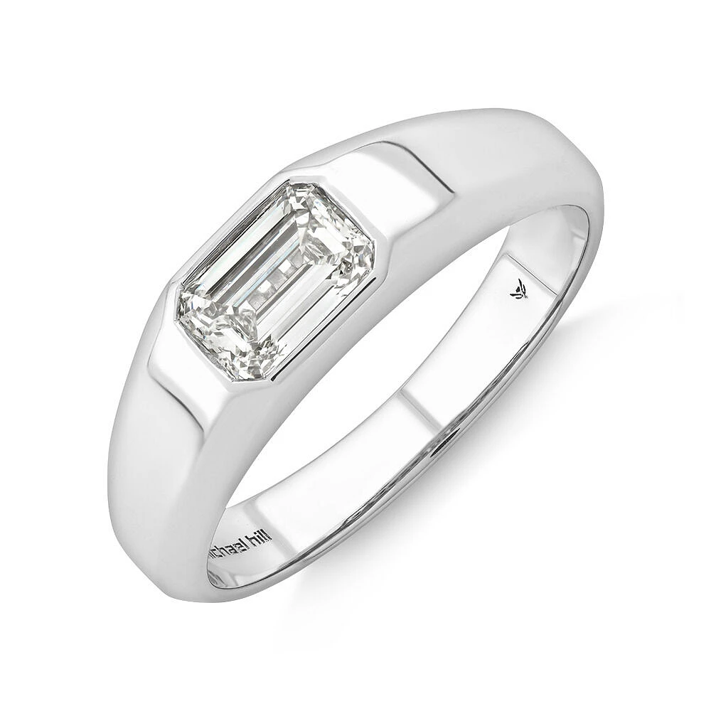 Solitaire Ring with 1.00TW Laboratory-Grown Diamond in 14kt Gold