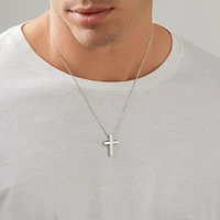 Pendentif croix en argent sterling