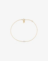 Bracelet with .08 Carat TW Diamond Birthstone in 10kt Yellow Gold