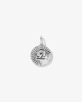 Diamond Accent Taurus Zodiac Pendant in Sterling Silver