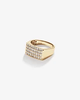 Men's Ring with 1.03 Carat TW of Diamonds in 10kt Yellow Gold