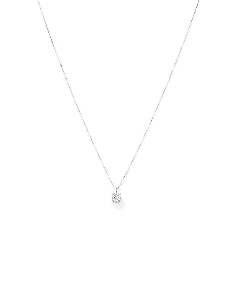 1.00 Carat TW Laboratory-Grown Diamond Solitaire Pendant in 14kt Gold