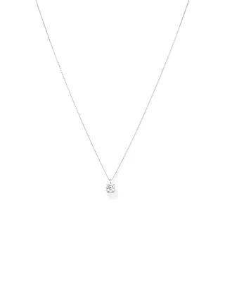 1.00 Carat TW Laboratory-Grown Diamond Solitaire Pendant in 14kt Gold