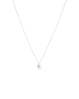 1.00 Carat TW Laboratory-Grown Diamond Solitaire Pendant in 14kt Gold