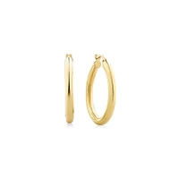 20mm Hoop Earrings in 10kt Yellow Gold