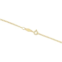 50cm (20") Curb Chain in 10kt Yellow Gold