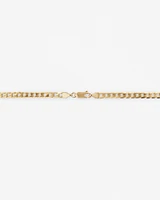 55cm (22") 4mm-4.5mm Width Curb Chain in 10kt Yellow Gold