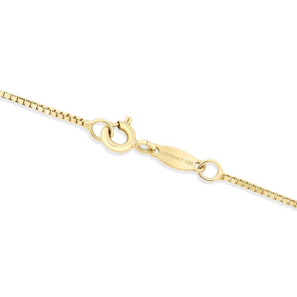 55cm (22") Box Chain in 10kt Yellow Gold