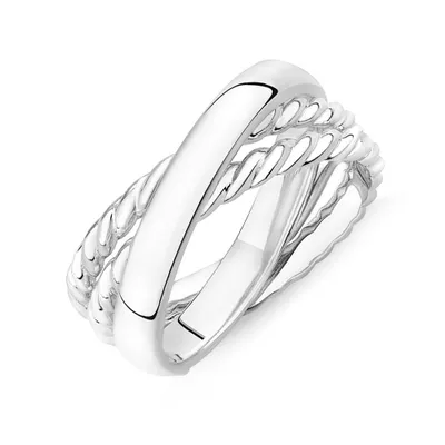 Triple Band Ring Sterling Silver