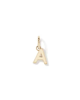 Letter Q Initial Pendant in 10kt Yellow Gold