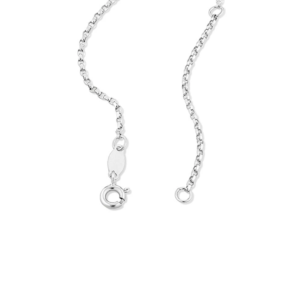 45cm (18") Solid Belcher Chain in 10kt White Gold