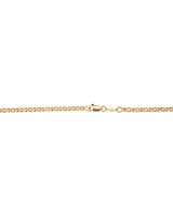 50cm (20") Oval Belcher Chain in 10kt Yellow Gold