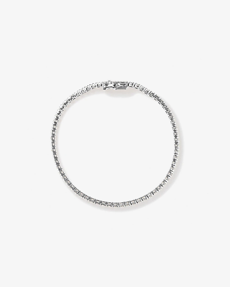 Bracelet de Tennis de 3,28 Carat TW en Diamant en Or Blanc 10kt