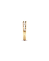 Wedding Ring with 0.50 Carat TW of Diamonds in 18kt Yellow Gold