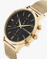 Men's Chronograph Watch in Gold Tone Stainless Steel